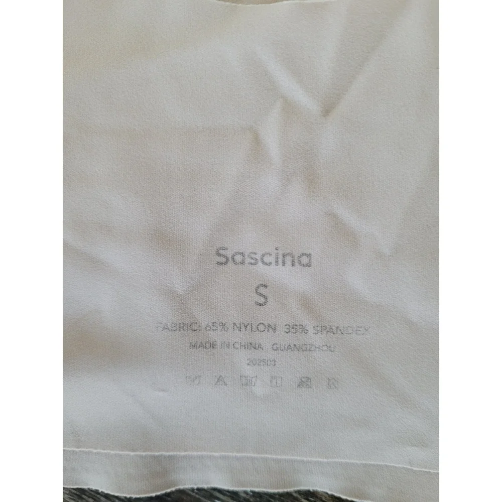 Sascina 4 Pack‎ Seamless Bralettes Small Light Blue Pink Scoop Neck Stretch #3